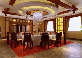 豪華餐廳裝修效果圖 吊頂造型