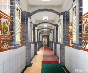 幼兒園走廊裝修圖片 混搭風格