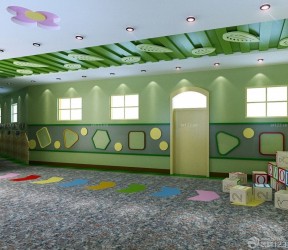 幼儿园走廊装修图片