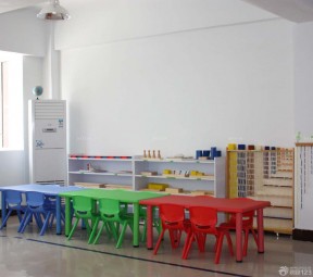 美式幼兒園裝修效果圖 教室