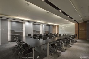 会议室走廊装修效果图 中会议室装修效果图