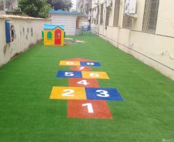幼儿园室外地面设计装修效果图集_装修123效