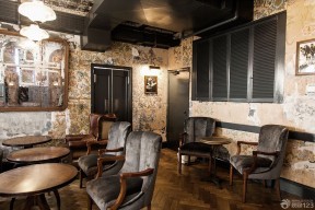 古典欧式风格本色酒吧装修图片