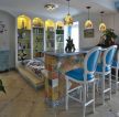 地中海风格家庭酒吧椅图片