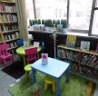 幼儿园小图书室书柜装修效果图 