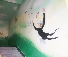 幼儿园手绘墙壁画