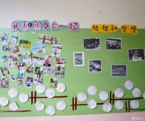 幼兒園照片墻效果圖