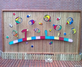 幼兒園照片墻效果圖