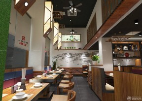 餐飲店面裝修圖片 壁燈圖片