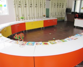 幼兒園書柜裝修效果圖 