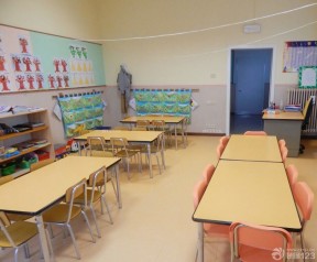 現(xiàn)代簡約幼兒園裝修效果圖 教室