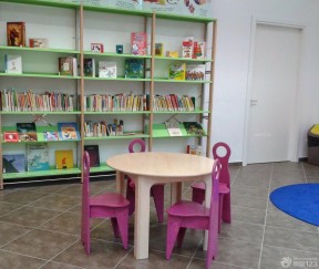 現(xiàn)代簡約幼兒園裝修效果圖 地板磚
