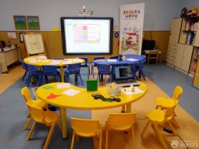 現(xiàn)代簡約幼兒園裝修效果圖 教室設計