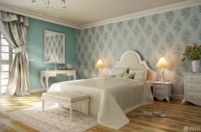 卧室墙面颜色搭配 田园欧式风格