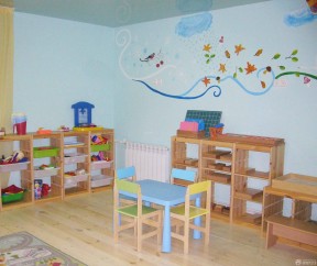 上海幼儿园手绘墙装修效果图 简单室内装修