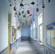 某市幼儿园走廊吊顶装饰设计图片