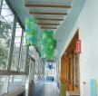 现代幼儿园走廊吊顶装饰图片
