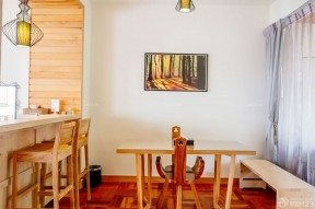家庭酒吧设计效果图 实木酒吧椅