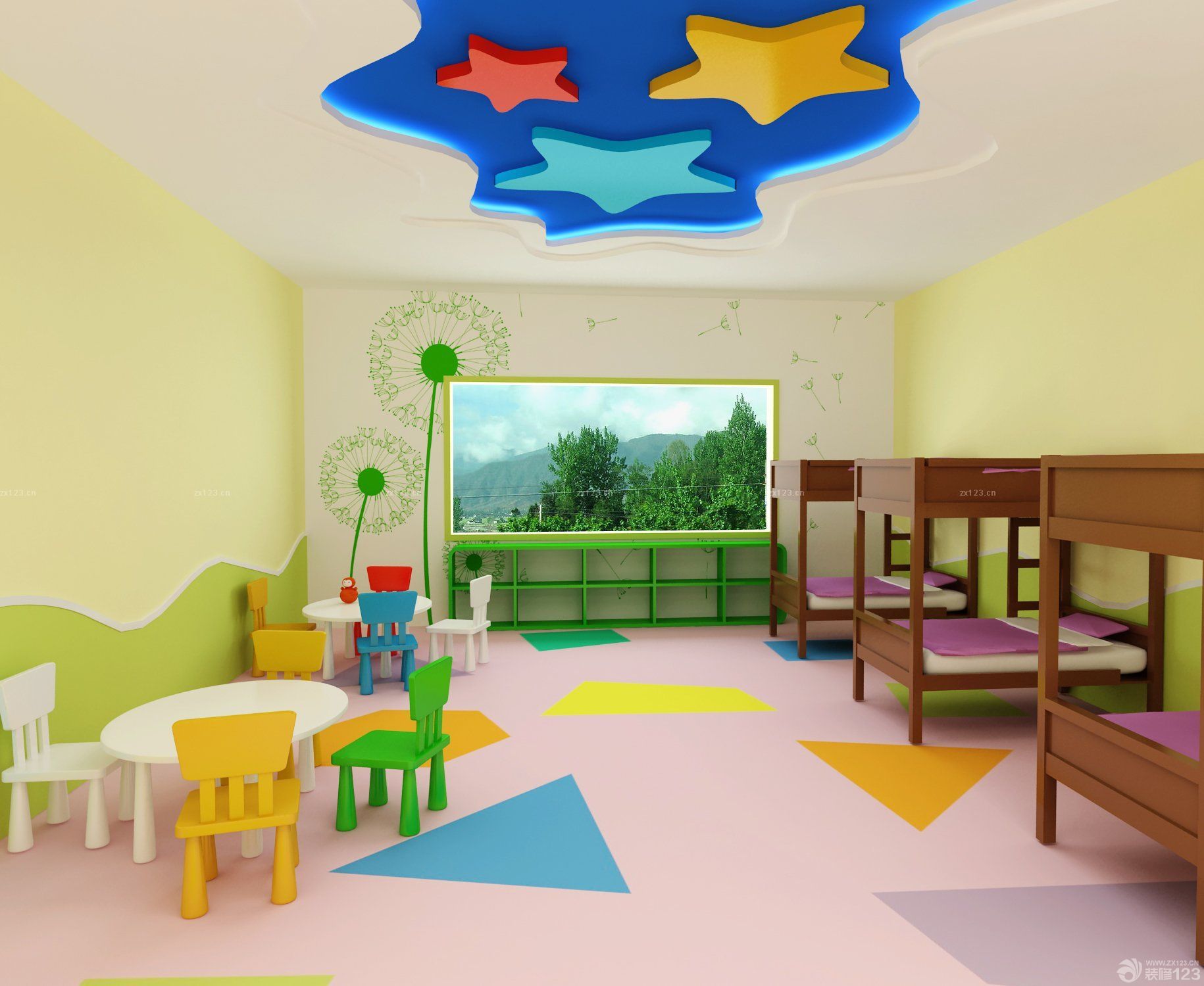 设计图分享 幼儿园室外装饰图片 > 小能人博尔幼儿园室内外环境  小能
