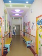 幼儿园走廊吊顶设计装修效果图片