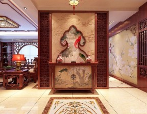家裝玄關(guān)設(shè)計(jì)效果圖 中式別墅裝修