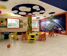高端幼兒園裝修 天花板裝飾效果圖