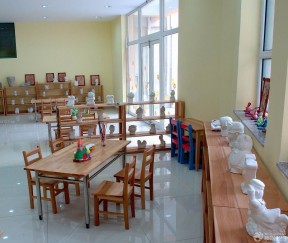 簡單幼兒園裝修圖片 白色地磚裝修效果圖片