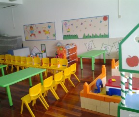 簡(jiǎn)單幼兒園裝修圖片 教室