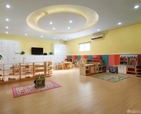 幼兒園室內(nèi)裝修效果圖 圓形吊頂裝修效果圖片