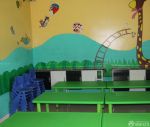 小型幼兒園室內(nèi)背景墻設計裝修效果圖片