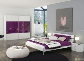 婚房卧室布置效果图 后现代设计风格