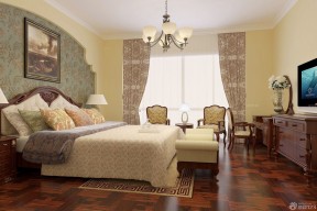 婚房卧室布置效果图 美式古典风格