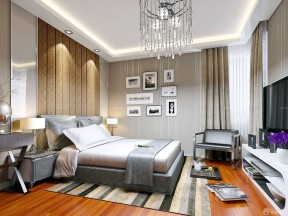 婚房卧室布置效果图 欧式家装设计效果图
