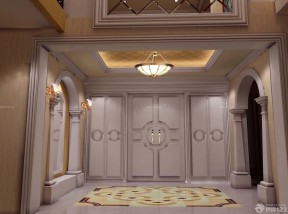 歐式玄關(guān)裝修效果圖大全2020圖片 簡約吊燈裝修效果圖片