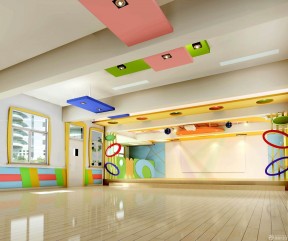 幼兒園大廳裝修效果圖 大廳室內(nèi)裝修圖