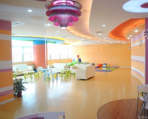 幼兒園大廳裝修效果圖 吊頂設計裝修效果圖片