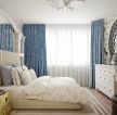 6平方米欧式卧室绣花窗帘装修效果图片