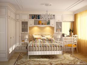 欧式家居卧室壁橱装修效果图大全2023图片