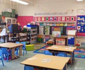 2023小型幼儿园中班教室环境布置设计图片