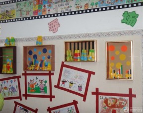 幼兒園裝修設計圖片 幼兒園照片墻效果圖