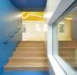 高档幼儿园室内楼梯设计效果图片