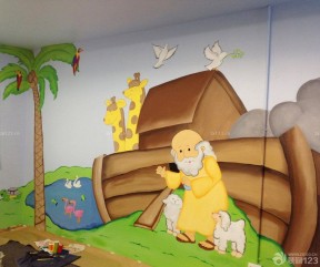 幼儿园手绘墙设计