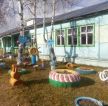 国外小型幼儿园外墙装修效果片