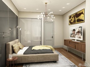 臥室電視背景墻裝修效果圖大全2020圖片 簡(jiǎn)約室內(nèi)裝修