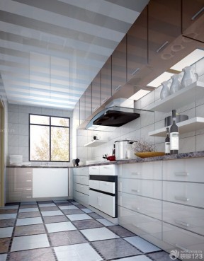 装修效果图大全2020图片厨房 厨房地面瓷砖