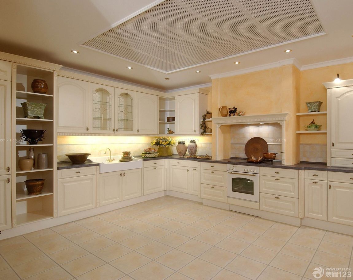 开放式厨房灶台设计图片