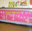 小型幼儿园室内背景墙设计效果图片
