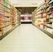 超市室内地板砖装修效果图2023图片