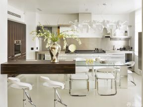 简约别墅设计整体厨房装修效果图片