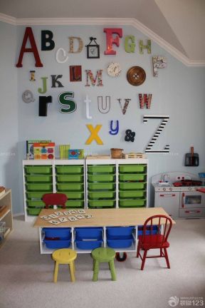 幼兒園背景墻效果圖